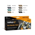 thumbnail image 2 of Vallejo 72193 Non Metallic Metal Paint Set - 8x18ml Game Color Acrylics with Step-by-Step Guide, 2 of 3