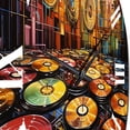 thumbnail image 3 of Designart "Resonating Rhythms on Vinyl Records II" Music Oversized Wall Clock, 3 of 5
