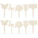 thumbnail image 2 of pstuiky Letrero de madera para plantas de jardinería, etiqueta para escribir, insertable, suelo, 10 unidades, 2 of 9