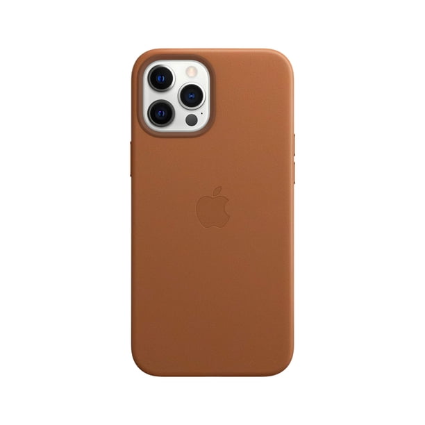 Funda para teléfono Apple iPhone 12 Pro Max de piel con MagSafe Brown