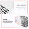 thumbnail image 2 of MOVTOTOP 12 Sheets Alphabet Stickers Letter Stickers Adhesive Delicate Letters, 2 of 7