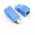 thumbnail image 4 of 2pcs 1080p Hdmi Extender To Rj45 Over Cat 5e/6 Network Lan Ethernet Adapter Blue, 4 of 4