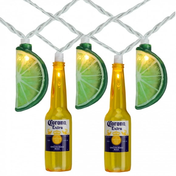 Corona Extra Beer Bottle and Limes String Lights
