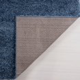 thumbnail image 4 of Ladole Rugs Solid Color Shaggy Meknes Durable Beautiful Turkish Indoor Area Rug Carpet in Blue 6'5" x 9'5", 4 of 4
