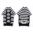 thumbnail image 1 of Disfraz de Halloween Zulema suéter de Cuello alto para perro negro con blanco Talla S, 1 of 8