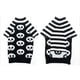 thumbnail image 1 of Suéter de Cuello alto Yuyangstore Vestir negro con blanco S, 1 of 8