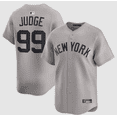 thumbnail image 1 of Camiseta clásica de béisbol de Aaron Judge Gray Road de los Yankees de Nueva York, con número de estrella bordado.-XXXL, 1 of 2