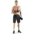 thumbnail image 5 of (2 pack) Weider Rubber Hex Dumbbell, 5 lbs with Chrome Handle and Knurled Grip - Sold Individually, 5 of 6