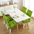 thumbnail image 6 of Chair Covers for Dining Room Chairs Stretch Printed Dining Chair Cover Set Of 4,Washable Elastic Kitchen Chair Slipcovers, Removable Seat Protector for Home or Party, 6 of 8