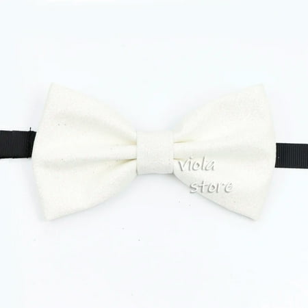 

HNGPNGH Classy and Handsome Solid Top Bowtie Set for Men - Elegant and Stylish Accessory with Sparkling Gold Glitter - Perfect for Host Parties Weddings and Cosplay - Matching Parent-Ch