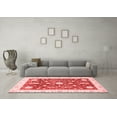 thumbnail image 3 of Ahgly Company Indoor Rectangle Abstract Red Modern Area Rugs, 7' x 10', 3 of 4