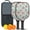 Pioneer Flower Floral-3, variant on Pickleball Paddles Set,Pioneer Flower Floral Print Pattern Fiberglass Surface Pickleball Racket Set with 2 Indoor Outdoor Pickleball Balls and Pickleball Bag,Pickle-ball Equipment