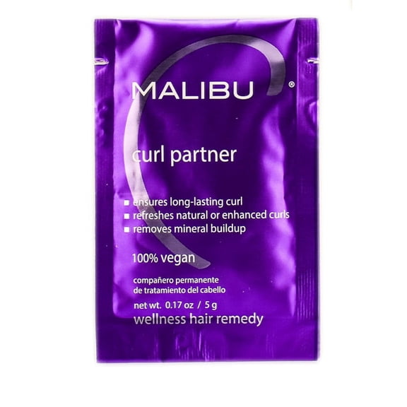 Malibu C Curl Partner Scalp Treatment for Clarifying & Texturizing, 0.17 oz, Travel Size