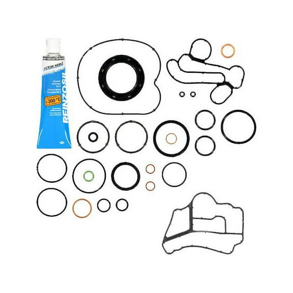 Crankcase Cover Gasket Set - Compatible with 2003 - 2005 Mercedes-Benz C230 Coupe 1.8L 4-Cylinder 2004