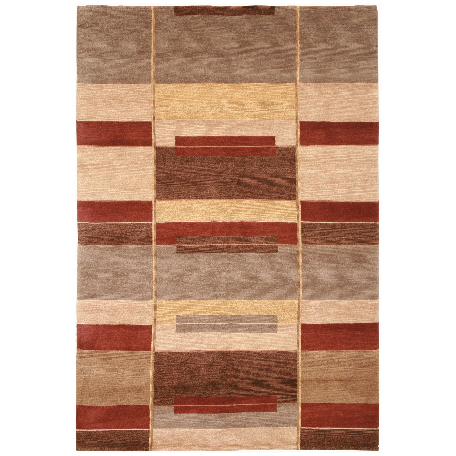 Rizzy Rugs Tango Ta 0398 Block Hand Knotted Tibetan Weave Area Rug