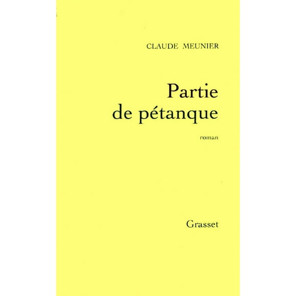 Partie de pétanque