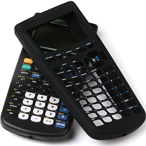 Purple Texas Instruments TI-83 Plus Graphing Calculator with Guerrilla Silicone Case 