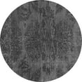 thumbnail image 1 of Ahgly Company Indoor Round Abstract Gray Modern Area Rugs, 8' Round, 1 of 4
