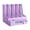 Purple, variant on 4 Tier Desktop File Organizer, Multi-compartment Document Storage Rack, Plastic Desktop Magazine Holder Desk File Organizer with Pen Holder,For Paper Sorting And Sundry Storage-(Purple)