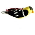 thumbnail image 3 of Goldfinch Felt Wool Bird Christmas Ornament - Fair Trade Handmade in Nepal, 3 of 4