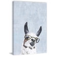 thumbnail image 2 of Marmont Hill Too Cool for a Llama Canvas Wall Art, 2 of 7
