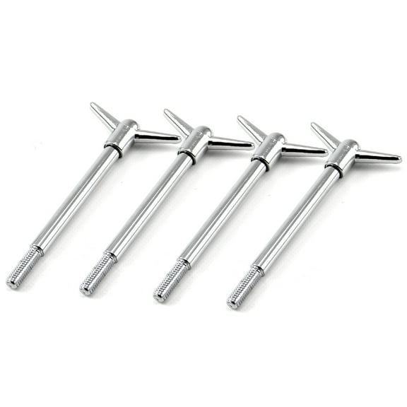 Speedmaster PCE310.1016 Valve Cover Nuts 3 1/2" Tall 2-Pc Wing Nut 5/16-18x1" Threads - Set of 4