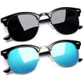 thumbnail image 1 of Gafas de Sol Joopin Semi Sin Montura Negro/Azul Polarizadas UV400, 1 of 6