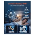 thumbnail image 4 of Misting Fan, 3 Speeds Cooling Fan with 0.79gal Tank, Remote Control, Indoor Outdoor Mister Fan, 70° Oscillation, 3 Modes for Patio, Garage, Living Room, 4 of 8