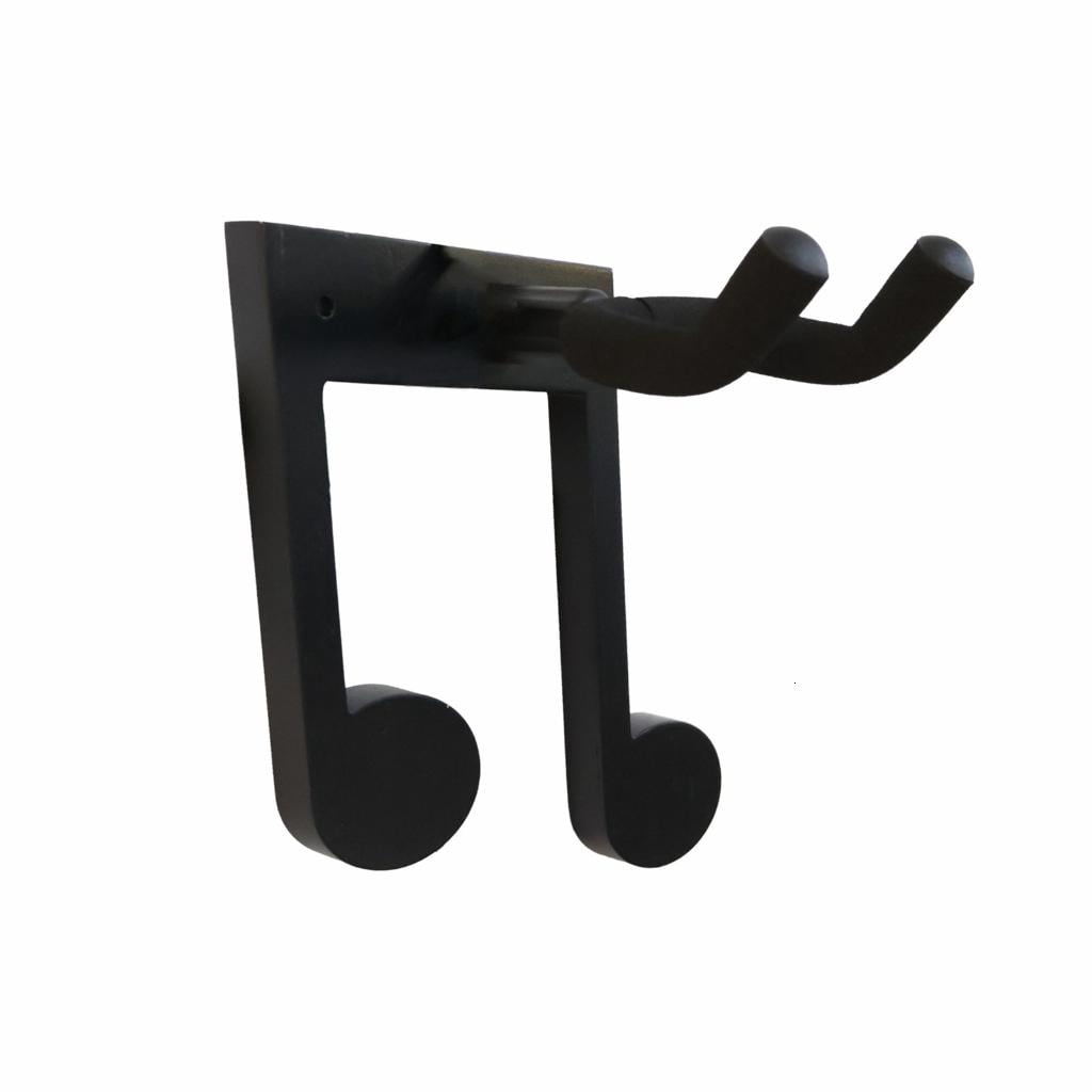 Guitar Wall Hangers Holder Display Stand Note Shape Guitar Hook Adjustable Display Stand Wall Ukulele Storage Rack