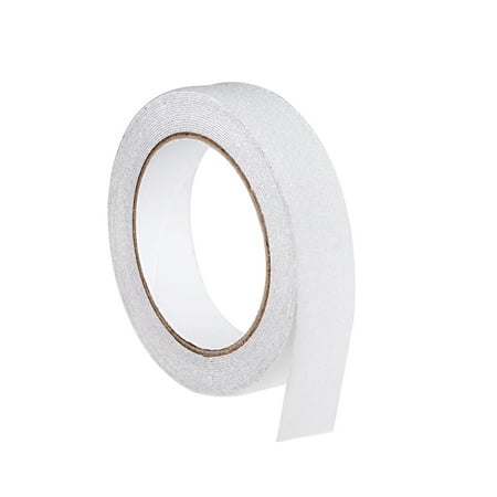 

Uxcell 16 feet x 1 inch Anti Slip Tape Self Adhesive 80 Grit Clear for Stairs Walkways