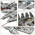 thumbnail image 3 of New Millennium Spaceship Bricks Force Awakens Set Destroye Spaces Toy Model Building Blocks Collectable Model Kits Kids DIY Gift, 3 of 9