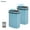 Blue, variant on XF XINFENG 13 Gallon 49L Kitchen Automatic Trash Can Touchfree Sensor Plastic Garbage Bin with Lid High Capacity Waste Bins for Home Office, White-Set of 2