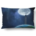 thumbnail image 1 of ABPHQTO Funda de almohada Man Reaching Moon Planet 50x75 cm, 1 of 1