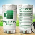 thumbnail image 2 of Accountant cup -Accountant funny mug-accounting gift-cpa gifts-accounting graduation gifts-Tumbler Gifts for Accountant, na CPA,CFO, Coworkers, Tumbler 20 oz, 2 of 6