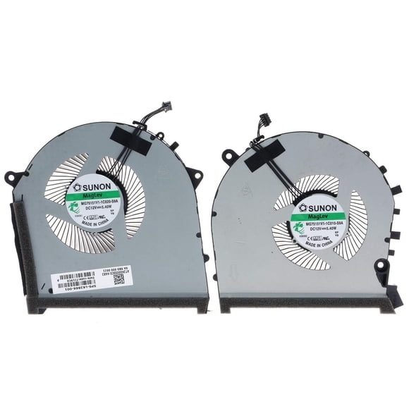 CPU & GPU Cooling Fan for HP OMEN 17-CB Plus RTX 2080 L62866-001 MG75151V1-1C010-S9A MG75151V1-1C020-S9A