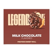 Legendary Foods Protein Sweet Roll - Chocolate 4 Pack | Protein Snack | Gluten-Free| Keto Friendly