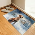 thumbnail image 3 of Hello Winter Vizsla Welcome Snowy Night Watercolor Vintage Doormat Vizslas Dog Lover Gifts Idea Indoor Outdoor Welcome Mat - 01011, 3 of 5