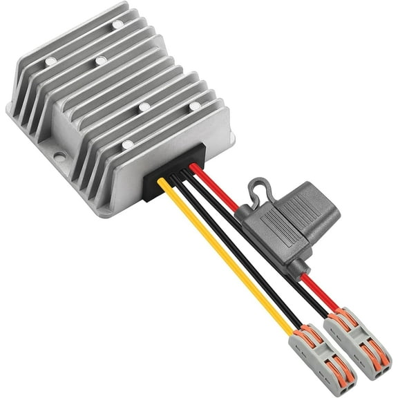 DC/DC Converter Buck 20-72V to 12V, Voltage Converter 24V/36V/48V/60V/72V to 12V10A 120W MAX Power Transformer Waterproof Step Down Module for Automotive,Trucks, Instruments