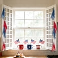 thumbnail image 6 of Linnome Red White and Blue Independence Day Ivy Wreath Decor for Indoor Outdoor Home Garden Porch Multicolor 70.87in, 6 of 6