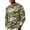 Army Green, variant on IAJDKMEK Men's Camo Henley Long Sleeve Shirt - Buttonless Collar Tee for Everyday, Casual Camouflage Shirt for Outdoors, Stylish Long Sleeve Shirts for Men