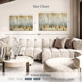 thumbnail image 4 of Elephant Stock Golden September Birch Wall Art - Horizontal Multi Panel Canvas - Living Room Wall Decor - Nature Multi Panel - Orange And White Decor By Michael Marcon - 45" x 28", 4 of 8