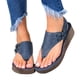 thumbnail image 2 of Sandalias de cuña de espiga para mujer con punta abierta y huecos informales a la moda de verano Wmkox8yii  sa1074, 2 of 3