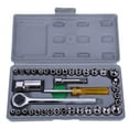 thumbnail image 1 of Kit d'Outils de Réparation pour Automobile, Moto, Garage Boîtier de Précision, Clé - 40 Pcs Carré Fixe, Hexagone, Plastique, pour Réparateurs, Travailleurs de la Construction, Facile à Utiliser, 1 of 1