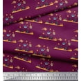 thumbnail image 3 of Soimoi Cotton Voile Fabric Coral & Fish Ocean Print Fabric by Yard 56 Inch Wide, 3 of 3