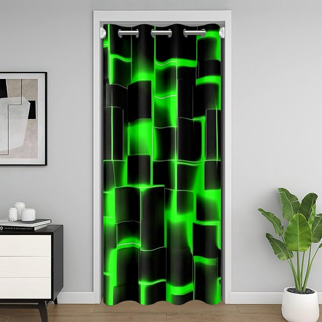 Erosebridal Neon Geometry 01,Stereoscopic Gradient Plaid 02,Kids Room Decorative