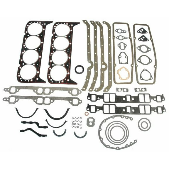 Full Gasket Set for 57-85 GM/Chevrolet 283/302/307/327/350 with 4pc Oil Pan Gasket