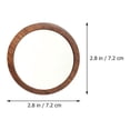 thumbnail image 2 of Miangastore Compact Makeup Mirror Mini Square Wood 1Pcs 2.8x2.8in For Girls, 2 of 8