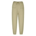 thumbnail image 5 of Sngxgn Women Solid High Elastich Pants Skinny Casual Trousers(AG,M), 5 of 8