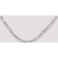 thumbnail image 5 of Sterling Silver 4.5mm Lightweight Flat Figaro Chain (16 X 4.5) Made In Italy qmb120-16, 5 of 5