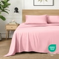 thumbnail image 2 of Ivy Union Microfiber Sheet Set - 3-Pieces - Breathable - Deep Pocket, Twin, Light Pink, 2 of 10